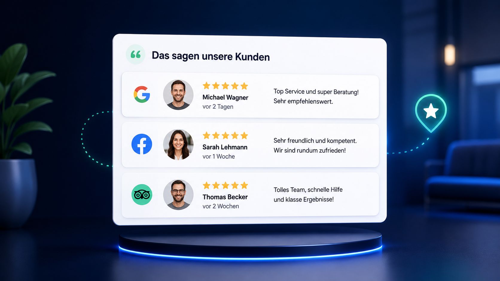 Stärken Sie Ihre Website mit echten Kundenstimmen